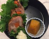法輪と花 海苔弁当 詰め方作り方5写真
