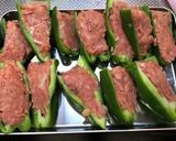 ピーマンの肉詰め辛子ダレ作り方6写真