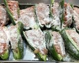 ピーマンの肉詰め辛子ダレ作り方7写真