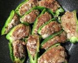 ピーマンの肉詰め辛子ダレ作り方9写真