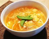 豆腐とキムチの極ウマ鍋★5分★ふわとろ卵作り方5写真
