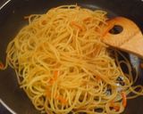 ノビル（ニラ）の中華風パスタ作り方3写真