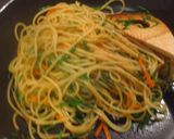 ノビル（ニラ）の中華風パスタ作り方5写真