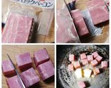 フレンチトースト with ベーコン作り方4写真