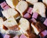 フレンチトースト with ベーコン作り方7写真