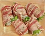 結びしらたきの大葉&豚バラ肉巻き作り方2写真