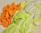 肉団子と白菜のあっさり煮・ごま油風味作り方1写真