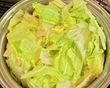 肉団子と白菜のあっさり煮・ごま油風味作り方7写真