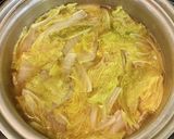 肉団子と白菜のあっさり煮・ごま油風味作り方8写真