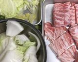 豚バラ肉と白菜のおろし大根煮作り方1写真
