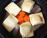 高野豆腐の肉詰め炊き合わせ作り方5写真