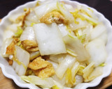 簡単！ごま油香る白菜と油揚げの中華風炒め作り方3写真