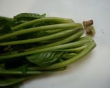 簡単！ほうれん草のお味噌汁☆胡麻風味作り方1写真