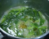簡単！ほうれん草のお味噌汁☆胡麻風味作り方4写真