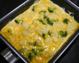 お弁当！カリフラワーブロッコリーオムレツ作り方4写真