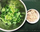 三つ葉とシーチキンのサラダ作り方1写真