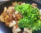 蕪とバラ肉の梅べっこうあん作り方8写真