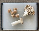 たっぷりきのこのクリーム煮ガレット作り方1写真