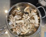 たっぷりきのこのクリーム煮ガレット作り方3写真