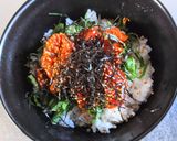温玉のせサーモンの韓国風漬け丼作り方8写真