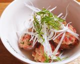 簡単！里芋(八頭)の餡かけ紅生姜揚げ団子作り方9写真