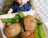 リカちゃん♡わさび菜とウィンナー炒めꕤ*作り方14写真
