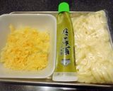 締めの一杯に！簡単わさび醤油焼きうどん作り方1写真