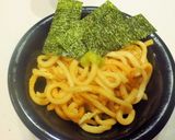 締めの一杯に！簡単わさび醤油焼きうどん作り方5写真