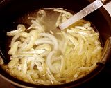 煮崩れ無し♪ホクホクカボチャのお味噌汁作り方2写真