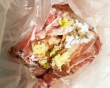 豚バラと白菜のオイスター卵炒め作り方1写真
