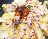 豚バラと白菜のオイスター卵炒め作り方14写真