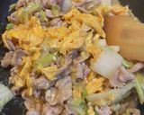 豚バラと白菜のオイスター卵炒め作り方16写真