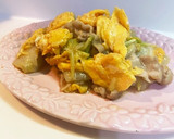 豚バラと白菜のオイスター卵炒め作り方17写真