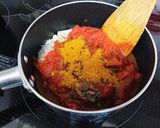 サバ缶とトマト缶のカレー作り方3写真