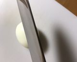 ゆで卵が包丁に付かない切り方！作り方1写真