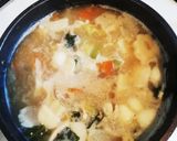 おでんの残り物、ちくわぶの水とん風作り方6写真