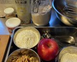 りんごのクランブルケーキ☆こどもと作る作り方1写真