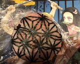 市松模様 羽織柄 おにぎり作り方3写真