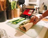 お洒落で可愛いいくるくる海苔巻き作り方7写真