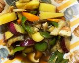 レンジ肉なしあんかけ焼きそば味春雨炒め煮作り方16写真