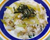簡単ふきごはん油揚げ入り作り方5写真