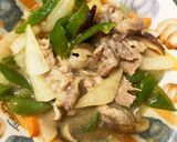 さっぱり和風あん味豚こま大根青椒肉絲風作り方16写真