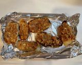 簡単里芋の茗荷味噌焼き作り方5写真