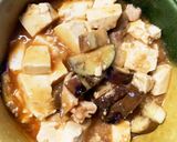 全てレンジ豚こま簡単洋風麻婆豆腐&茄子作り方17写真