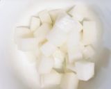 レンジ肉なし根菜ソーススゴだれあんサラダ作り方1写真