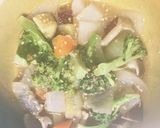 レンジ肉なし根菜ソーススゴだれあんサラダ作り方14写真