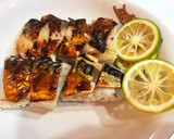 混ぜ込みごはんで作る焼き鯖の棒寿司作り方23写真