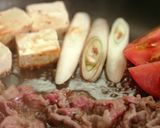 タバスコ好き好きすき焼きトマト丼作り方2写真