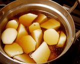 里芋とレンコンと鶏肉の甘辛煮☆作り方6写真