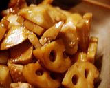 里芋とレンコンと鶏肉の甘辛煮☆作り方9写真